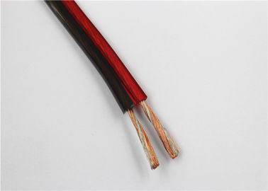 cabo de cobre do orador do fio do PVC da isolação multi da costa vermelha e preta de 2awg