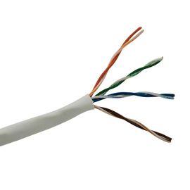CE personalizado RoHS do cabo da rede do Lan do revestimento de PVC do cabo ethernet Cat6