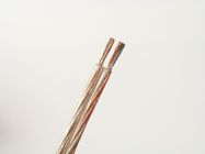 100m 2 Core Twisted Pair Copper Cable Transparent With Red Line