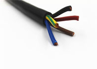 Do cabo 5 do núcleo do cabo flexível do cabo material flexível de cobre preto do CCA BC
