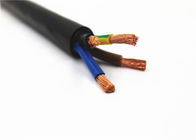 4 cabo revestido PVC exterior VDE0250 do cabo flexível de cobre do núcleo 4mm