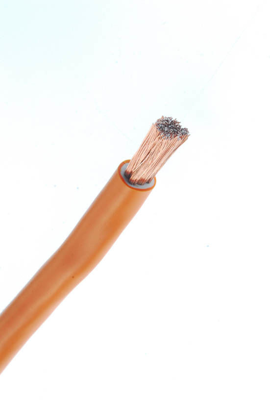 Único do núcleo verde amarelo encalhado do condutor de cobre da soldadura do cabo flexível ultra cabo
